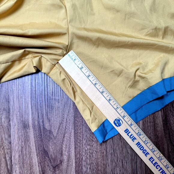 Nike DNA Mens XL Yellow & Blue 8" Athletic Basketball Shorts Mesh Lining‎ - Picture 9 of 9